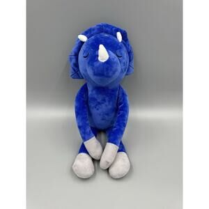 Tiny Dreamers Blue Dinosaur Triceratops 18” Plush Stuffed Animal At Home